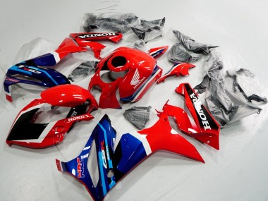 2021-2023 Honda CBR650R Motorcycle Fairings - Red Blue HRC UK
