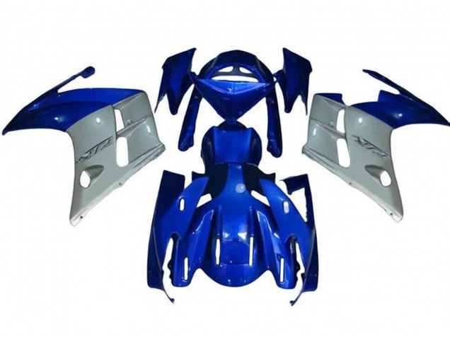 2007-2012 Yamaha FJR1300 Motorcycle Fairings - Blue Silver UK