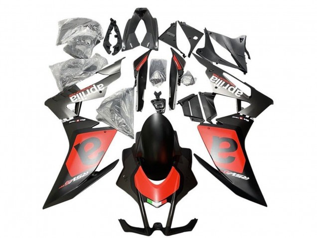 2009-2015 Aprilia RSV4 1000 Motorcycle Fairings - Matte Black Red White UK