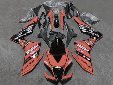 2009-2015 Aprilia RSV4 1000 Motorcycle Fairings - Orange Black UK