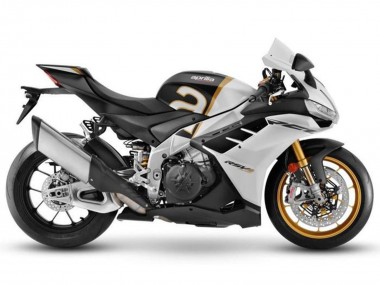 2021-2024 Aprilia RSV4 1100 Motorcycle Fairings - Matte White Black Gold UK
