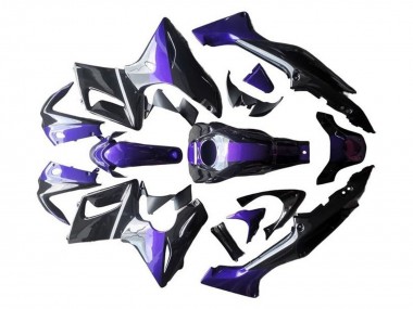2002-2006 Honda CBR125R Motorcycle Fairings - Silver Purple Glossy Black UK