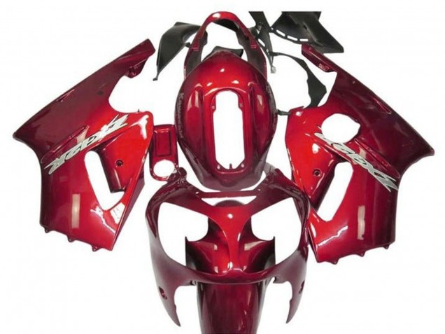 2002-2006 Kawasaki ZX12R Motorcycle Fairings - Cnady Red UK