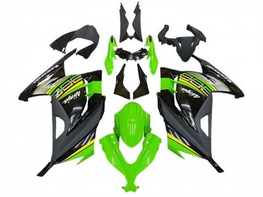 2013-2024 Kawasaki EX300 Motorcycle Fairings - Green Black Silver Yellow UK
