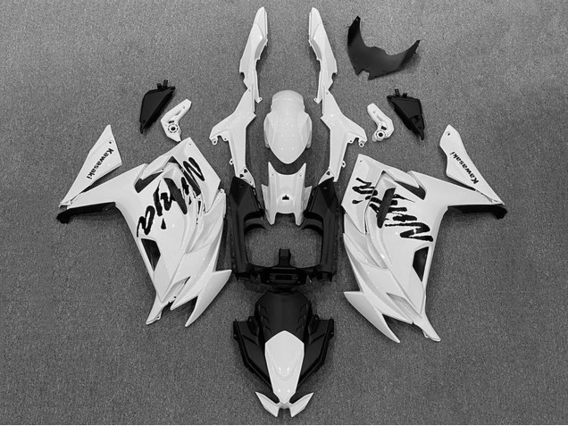 2020-2025 Kawasaki Ninja 650 EX650 Motorcycle Fairings - White Black UK