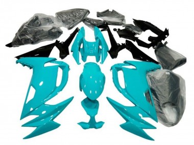 2020-2025 Kawasaki Ninja 650 EX650 Motorcycle Fairings - Light Blue Black UK