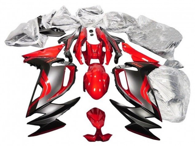 2020-2025 Kawasaki Ninja 650 EX650 Motorcycle Fairings - Red Matte Black UK