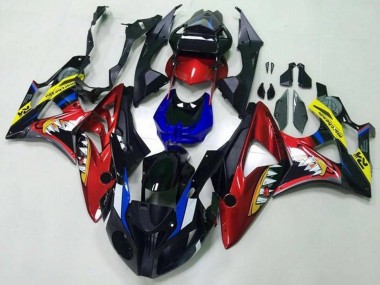 2009-2014 BMW S1000RR Motorcycle Fairings - Red Blue Yellow Black Shark UK