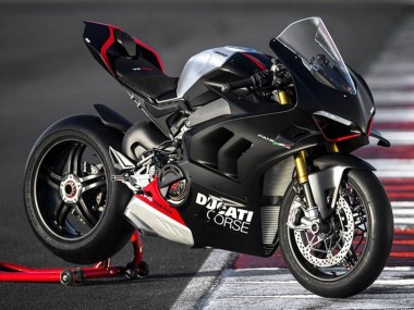 2022-2024 Ducati Panigale V4 V4S Motorcycle Fairings - Matte Black Silver Red UK