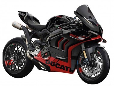 2022-2024 Ducati Panigale V4 V4S Motorcycle Fairings - Black Red UK
