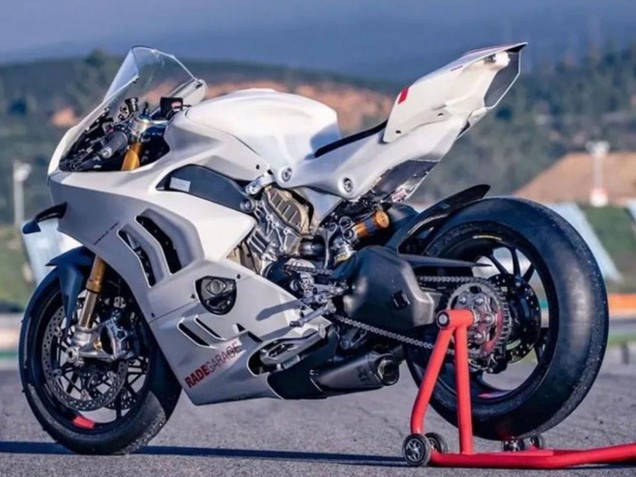 2022-2024 Ducati Panigale V4 V4S Motorcycle Fairings - White UK