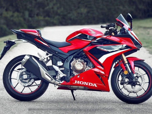 2019-2021 Honda CBR500R Motorcycle Fairings - Red White Glossy Black OEM Style UK