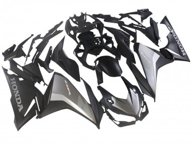 2019-2021 Honda CBR500R Motorcycle Fairings - Silver Matte Black UK