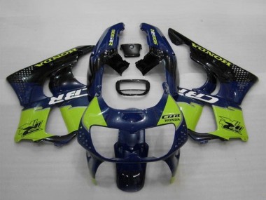 1994-1995 Honda CBR900RR 893 Motorcycle Fairings - Blue Green Glossy Black UK