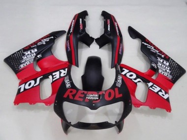 1994-1995 Honda CBR900RR 893 Motorcycle Fairings - Red Matte Black White Repsol UK
