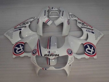 1994-1995 Honda CBR900RR 893 Motorcycle Fairings - White Red Blue Repsol UK