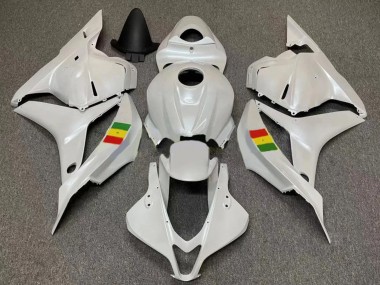 2007-2008 Honda CBR600RR Motorcycle Fairings - White UK