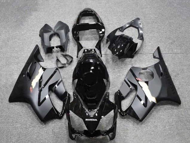 2001-2003 Honda CBR600 F4i Motorcycle Fairings - Glossy Black Matte Black Grey UK