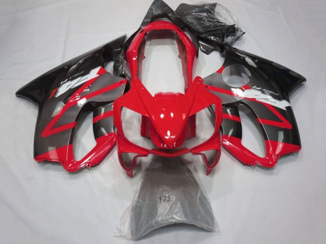 2004-2007 Honda CBR600 F4i Motorcycle Fairings - Red Grey Glossy Black UK