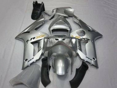 2003-2004 Kawasaki ZX6R Motorcycle Fairing - Silver UK