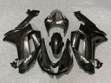 2007-2008 Kawasaki ZX6R Motorcycle Fairings - Black UK