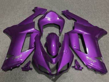 2007-2008 Kawasaki ZX6R Motorcycle Fairings - Purple UK