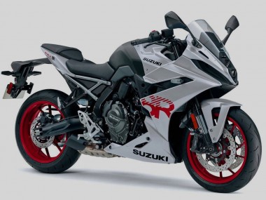 2024-2025 Suzuki GSX8R Motorcycle Fairings - Silver Black Red UK