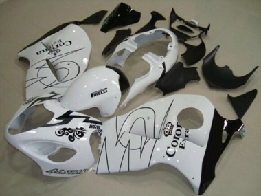1996-2007 Suzuki GSXR 1300 Hayabusa Motorcycle Fairings - White Black Corona Tribal UK