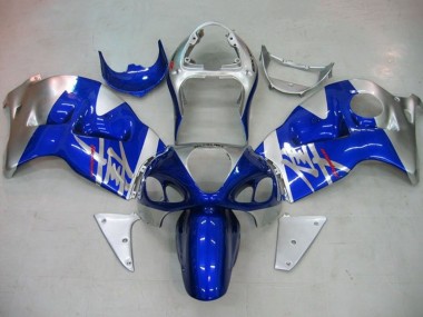 1996-2007 Suzuki GSXR 1300 Hayabusa Motorcycle Fairings - Blue Silver Red UK