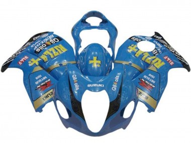 1996-2007 Suzuki GSXR 1300 Hayabusa Motorcycle Fairings - Blue Gold Black Rizla UK