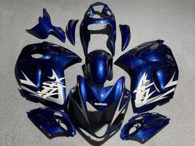 2008-2020 Navy Blue White Grey Suzuki GSXR 1300 Hayabusa Motorcycle Fairings UK
