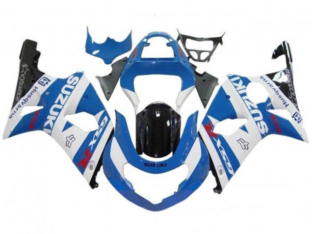 2000-2002 Suzuki GSXR1000 Motorcycle Fairings - White Light Blue Glossy Black Red UK