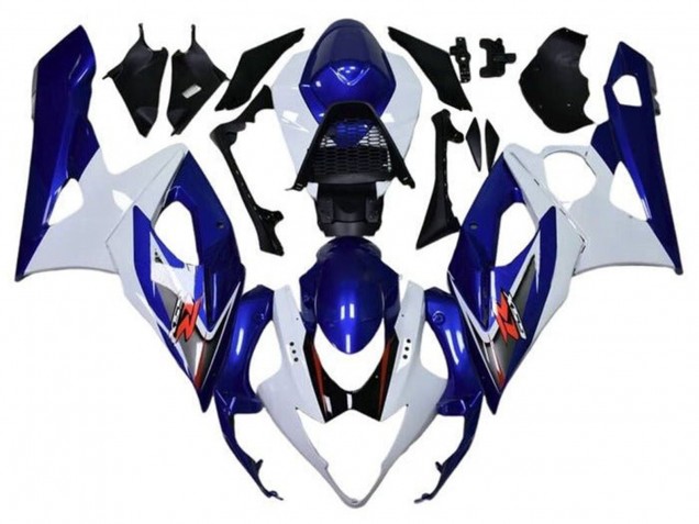 2005-2006 Suzuki GSXR 1000 Motorcycle Fairings - White Blue Red UK