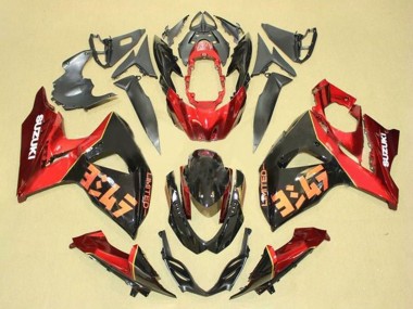 2009-2016 Suzuki GSXR 1000 Motorcycle Fairing Kits - Red Black UK