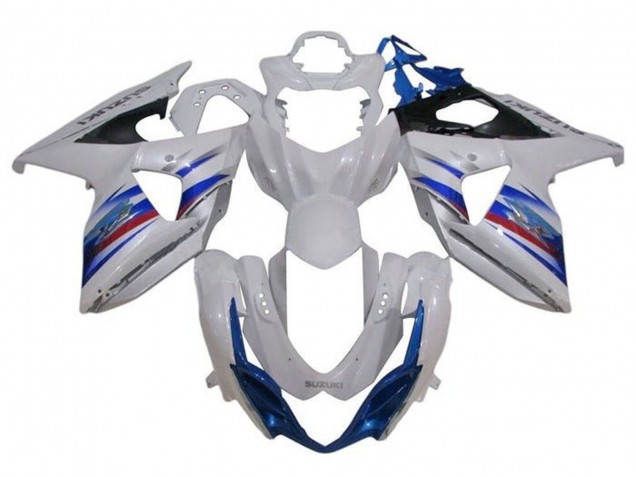 2009-2016 Suzuki GSXR 1000 Motorcycle Fairing - White Blue Red Black UK