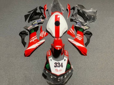 2015-2019 Yamaha YZF 1000 R1 Motorcycle Fairings - White Red Black Green Monster Milwaukee 334 UK
