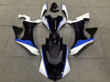 2015-2019 Yamaha YZF 1000 R1 Motorcycle Fairings - White Glossy Black Blue UK