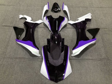 2015-2019 Yamaha YZF 1000 R1 Motorcycle Fairings - White Glossy Black Purple UK