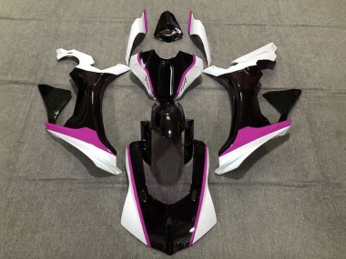 2015-2019 Yamaha YZF 1000 R1 Motorcycle Fairings - White Glossy Black Pink UK