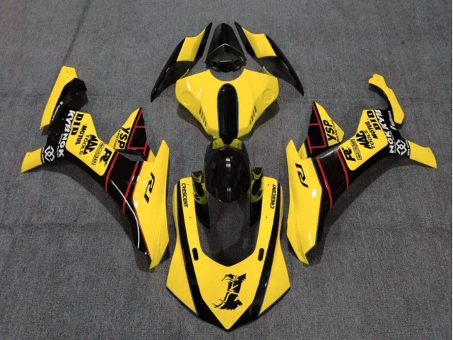 2015-2019 Yamaha YZF 1000 R1 Motorcycle Fairings - Yellow Red Black UK