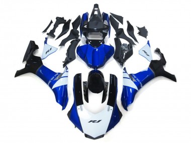 2015-2019 Yamaha YZF 1000 R1 Motorcycle Fairings - White Blue Black UK