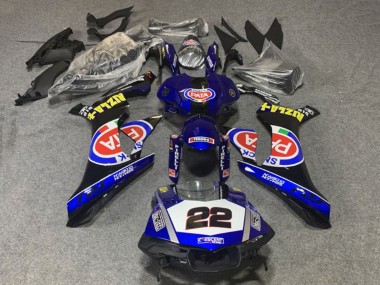2020-2025 Yamaha YZF 1000 R1 Motorcycle Fairings - Blue White Black Red Pata UK