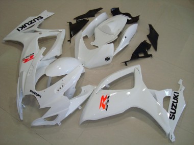 2004-2005 Suzuki GSXR 600 / GSXR 750 Motorcycle Fairings - White Red Black UK