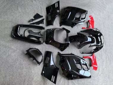 1987-1988 Honda CBR1000F Hurricane Motorcycle Fairings - Glossy Black Red UK