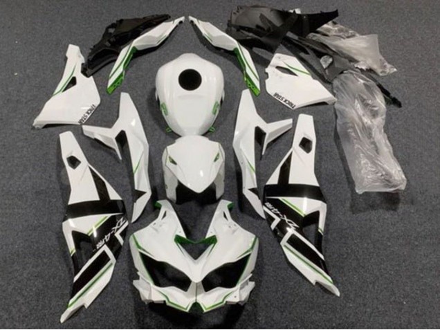 2019-2025 Kawasaki ZX4R ZX-4RR Motorcycle Fairings - White Black Green UK