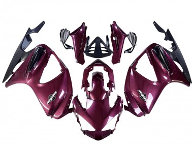 2002-2016 Honda ST1300 Motorcycle Fairings - Purple Matte Black UK