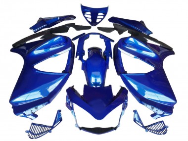 2002-2016 Honda ST1300 Motorcycle Fairings - Blue Matte Black UK