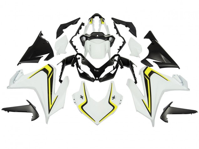 2022-2023 Honda CBR500R Motorcycle Fairings - White Neon Yellow Matte Black UK