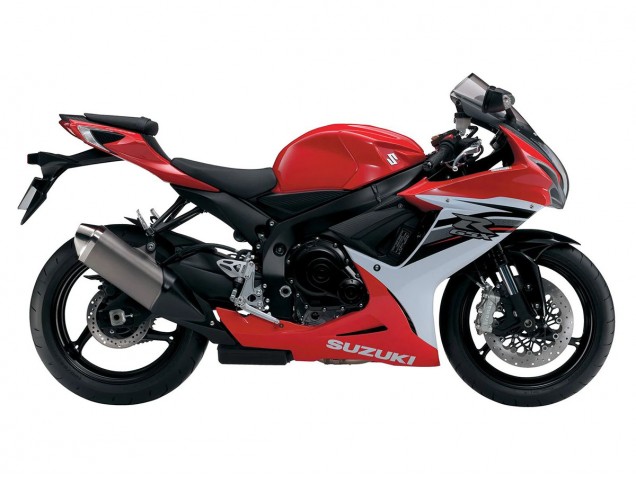 2011-2024 Suzuki GSXR 600/750 Motorcycle Fairings - Red White Black UK