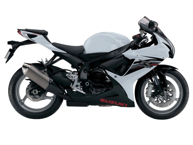 2011-2024 Suzuki GSXR 600/750 Motorcycle Fairings - White Black UK